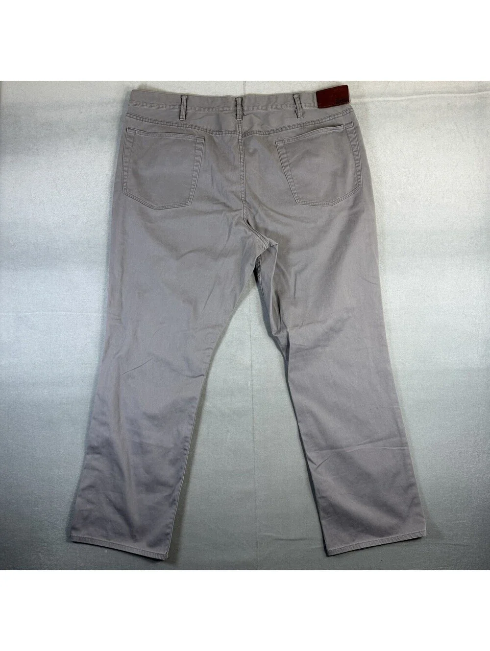 Polo Ralph Lauren Jeans Mens 42x32 Gray Stretch Straight Fit Classic Pants
